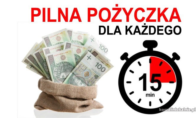 GOTÓWKA NA DZIŚ - szybkie pożyczki Koszalin